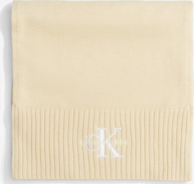 Calvin Klein Jeans Scarf in Light yellow / White, Item view