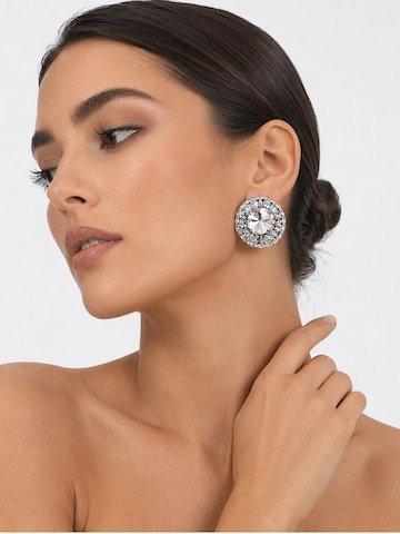 Boucles d'oreilles 'Tunis' RteRme en argent : devant