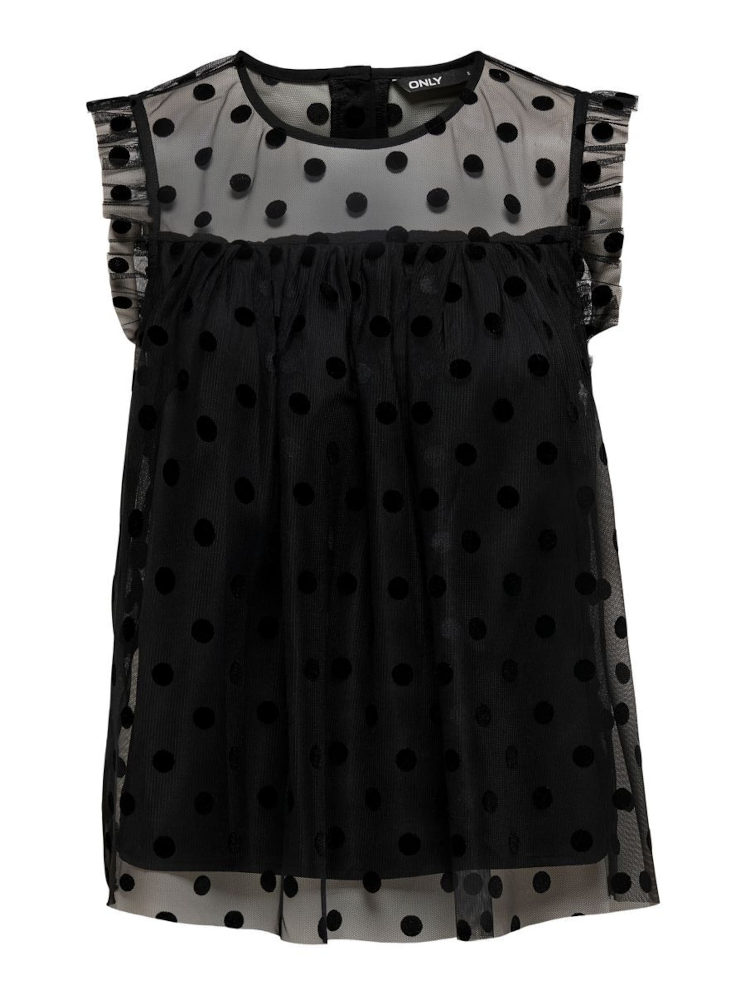 ONLY Bluse in Schwarz: Vorderseite