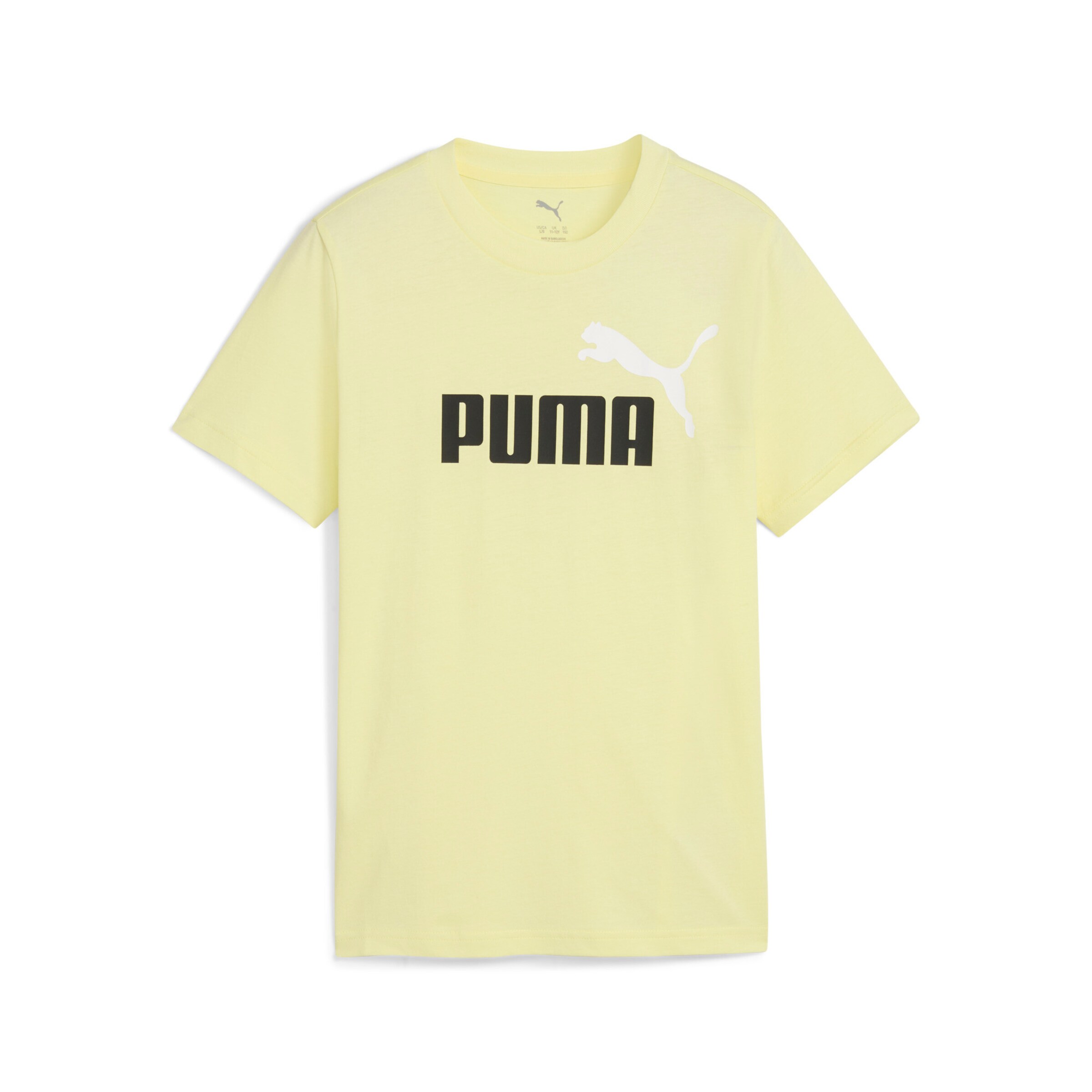 PUMA Shirt 'Essentials No.1' in Yellow: front