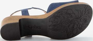GABOR Sandale in Blau