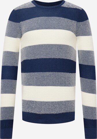 BLEND Sweter w kolorze niebieski: przód