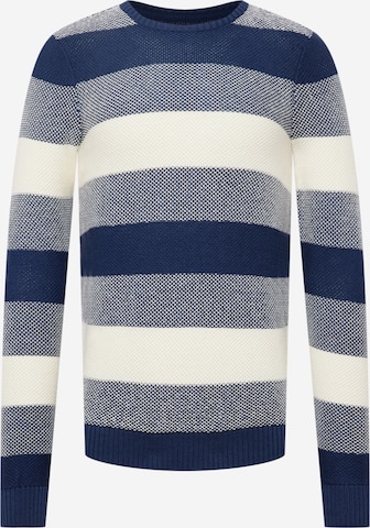 Pull-over BLEND en bleu : devant