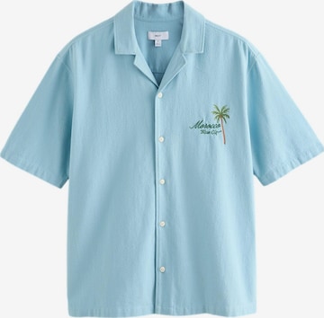 Next Рубашка в Синий: спереди