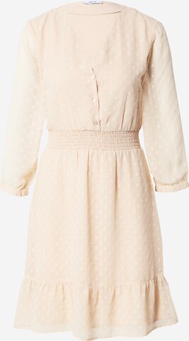 Robe ABOUT YOU en beige : devant