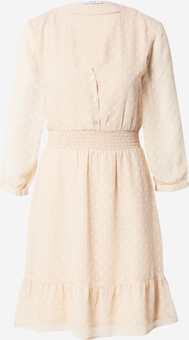 ABOUT YOU Shirt Dress in Beige: front