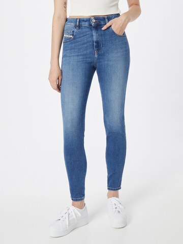 DIESEL Skinny Jeans 'SLANDY' in Blue: front