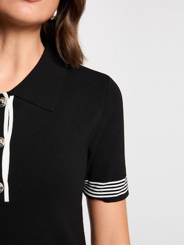 Morgan Gebreide jurk in Zwart