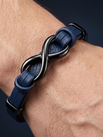 UNIQAL Armband 'INFINITY' in Blauw