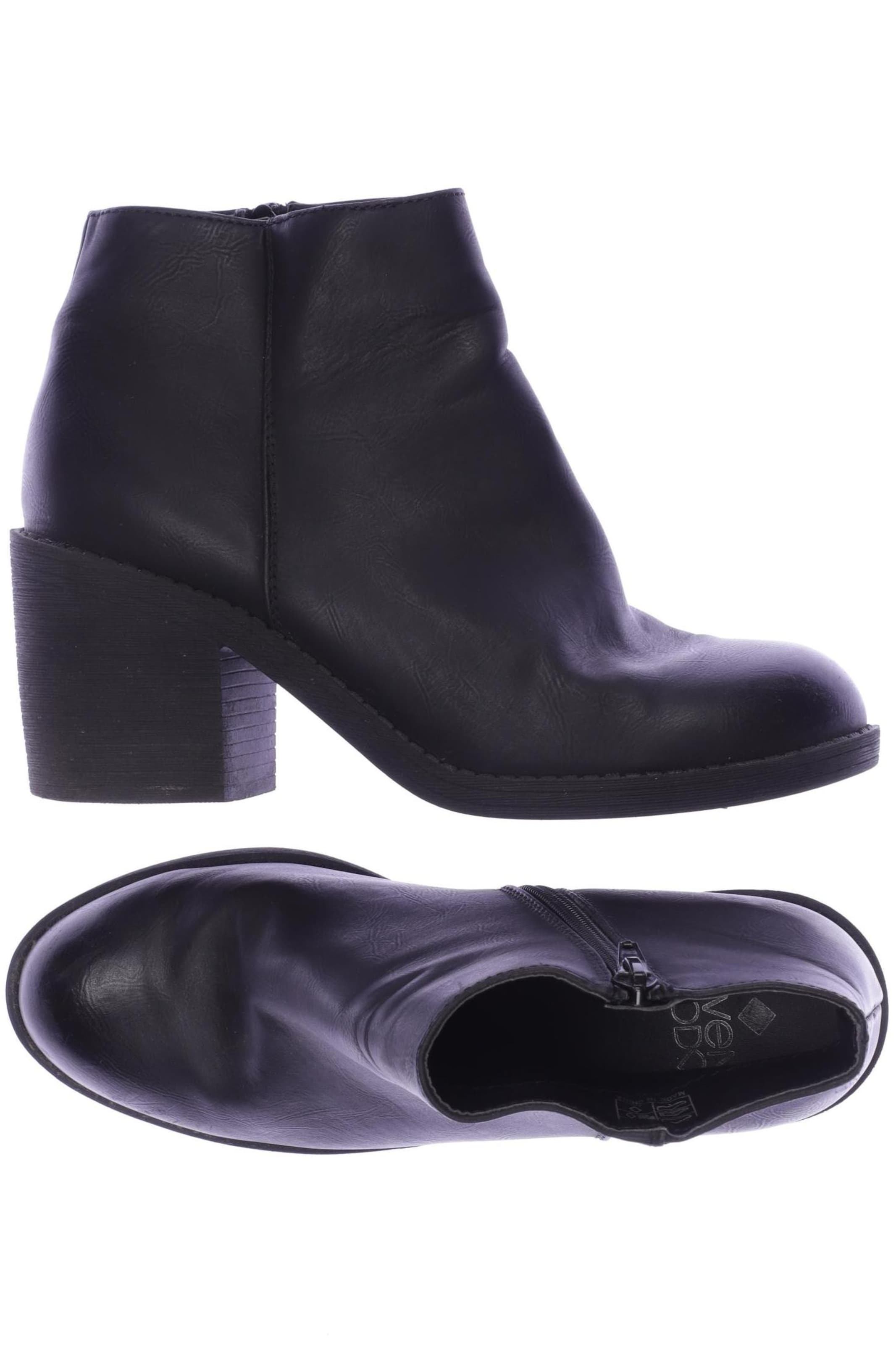 even&odd Stiefelette 39 in Schwarz: Vorderseite