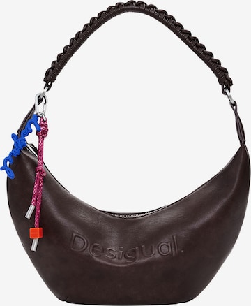 DesigualTorba preko ramena - smeđa boja: prednji dio