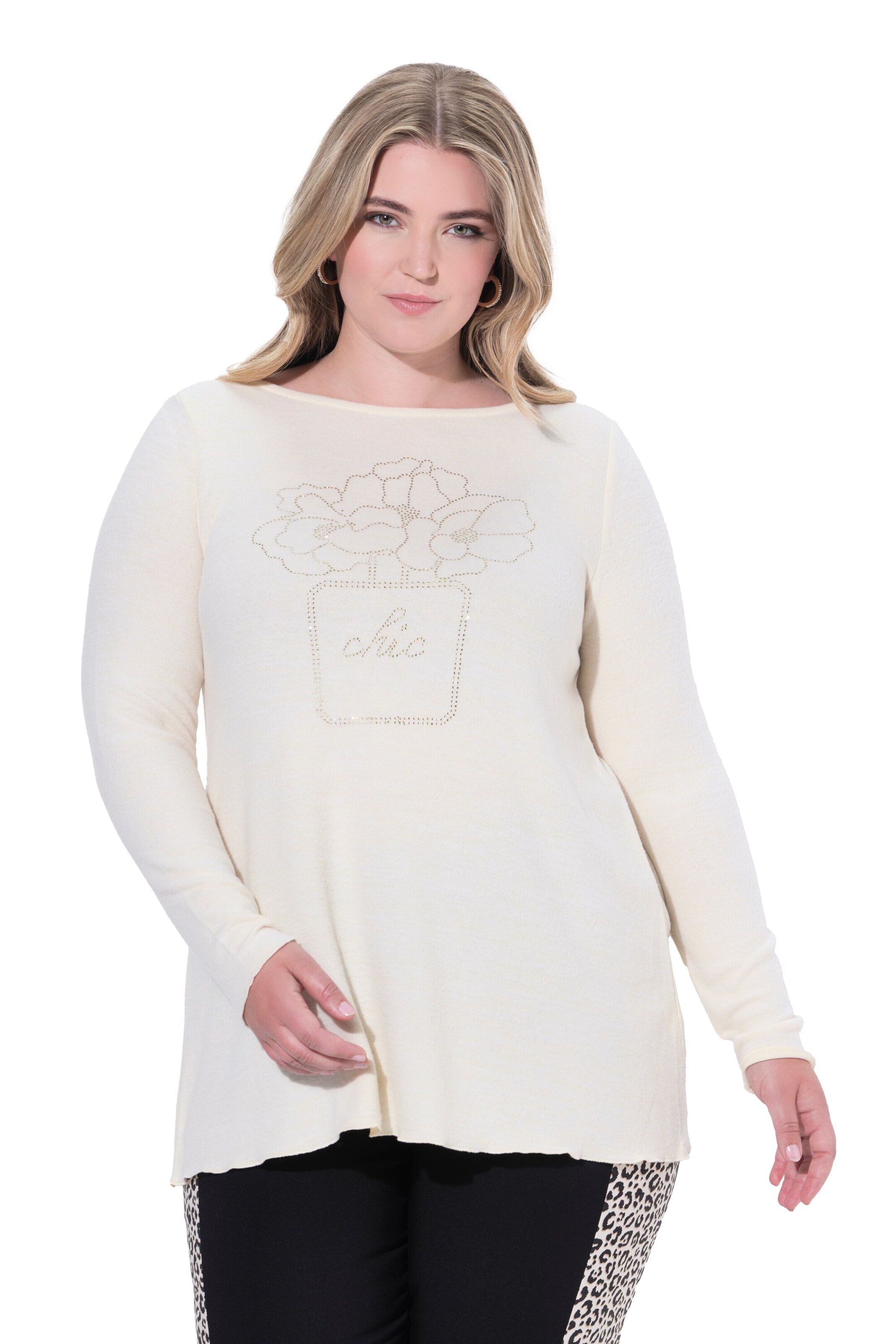MIAMODA Sweater in White: front