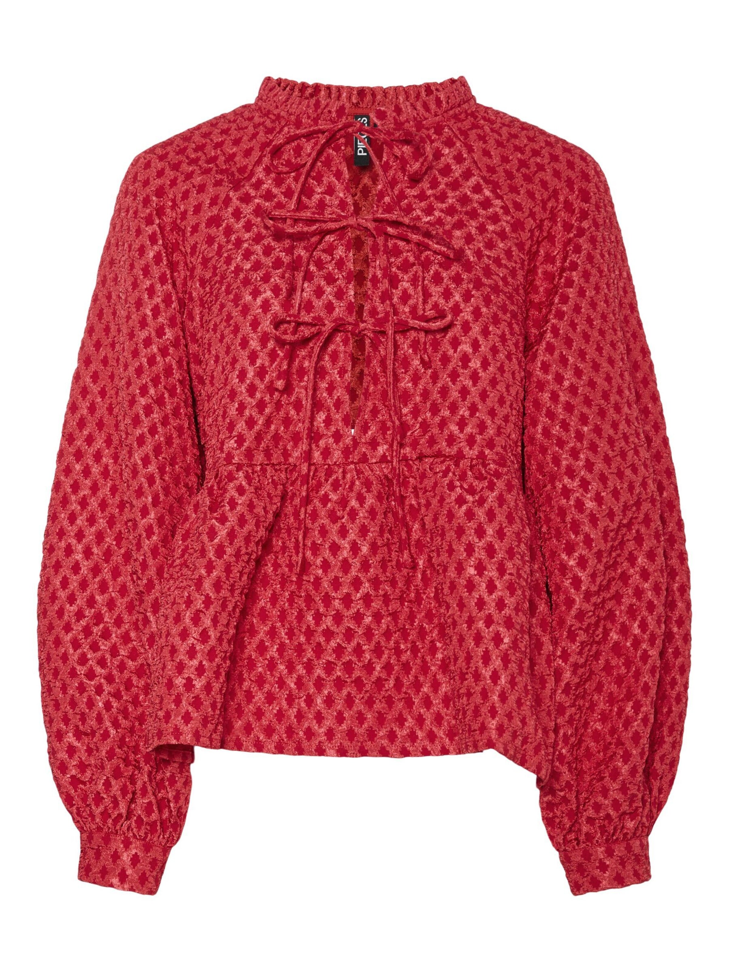 Chemisier 'NIBE' PIECES en rouge : devant