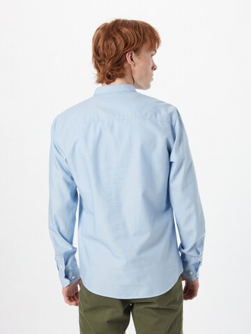 mėlyna ARMEDANGELS Standartinis modelis Marškiniai 'Quasa'