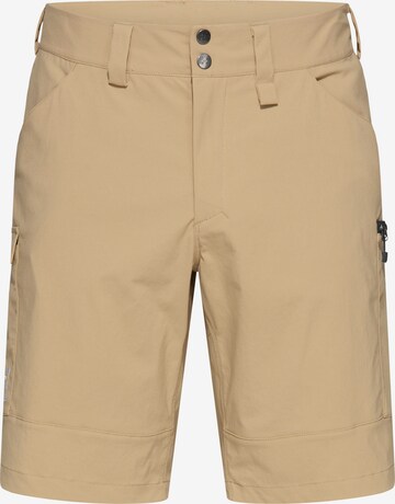 Haglöfs Regular Outdoor Pants in Beige: front