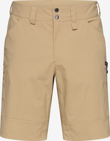 Haglöfs Regular Outdoor Pants in Beige: front