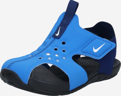 Nike Sportswear Öppna skor 'Sunray Protect 2' i blå / marinblå / vit, Produktvy