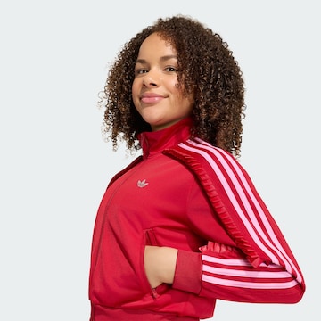 ADIDAS ORIGINALS - Sudadera con cremallera 'Firebird' en rojo