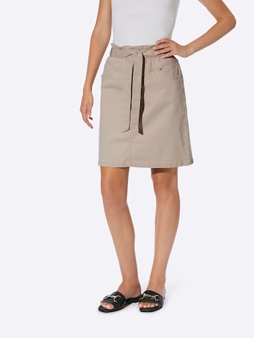 heine Skirt in Beige: front