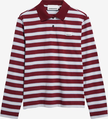 ARMEDANGELS Longsleeve STRIPE POLO in Blau: Vorderseite