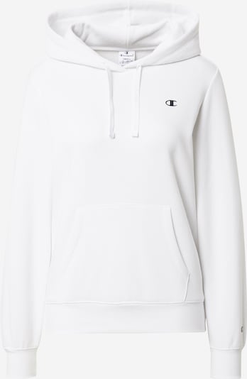 Champion Authentic Athletic Apparel Sweat-shirt en noir / blanc, Vue avec produit