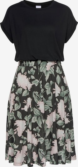 BUFFALO Damen - Kleider 'BF Kleid Cottage Paperba' in rosa / schwarz, Produktansicht