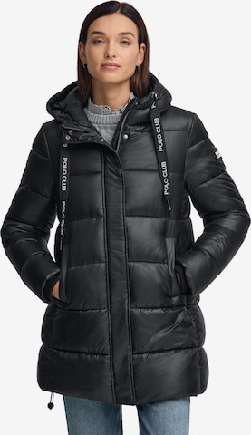 Polo Club Winter Jacket in Black: front