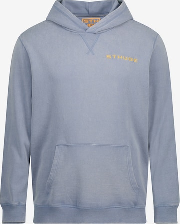 STHUGE Sweatshirt in Blauw: voorkant