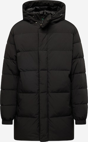 UNITED COLORS OF BENETTON Winter Parka in Black: front