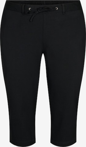 Zizzi - regular Pantalón 'JMADDIE' en negro: frente