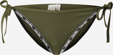 Calvin Klein Swimwear Bikinibroek in Groen: voorkant