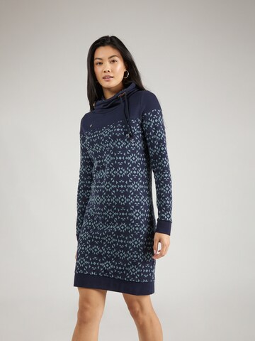 Ragwear Jurk in Blauw: voorkant