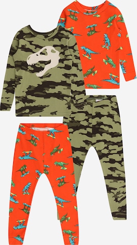 GAP Pajamas 'DINO' in Green: front