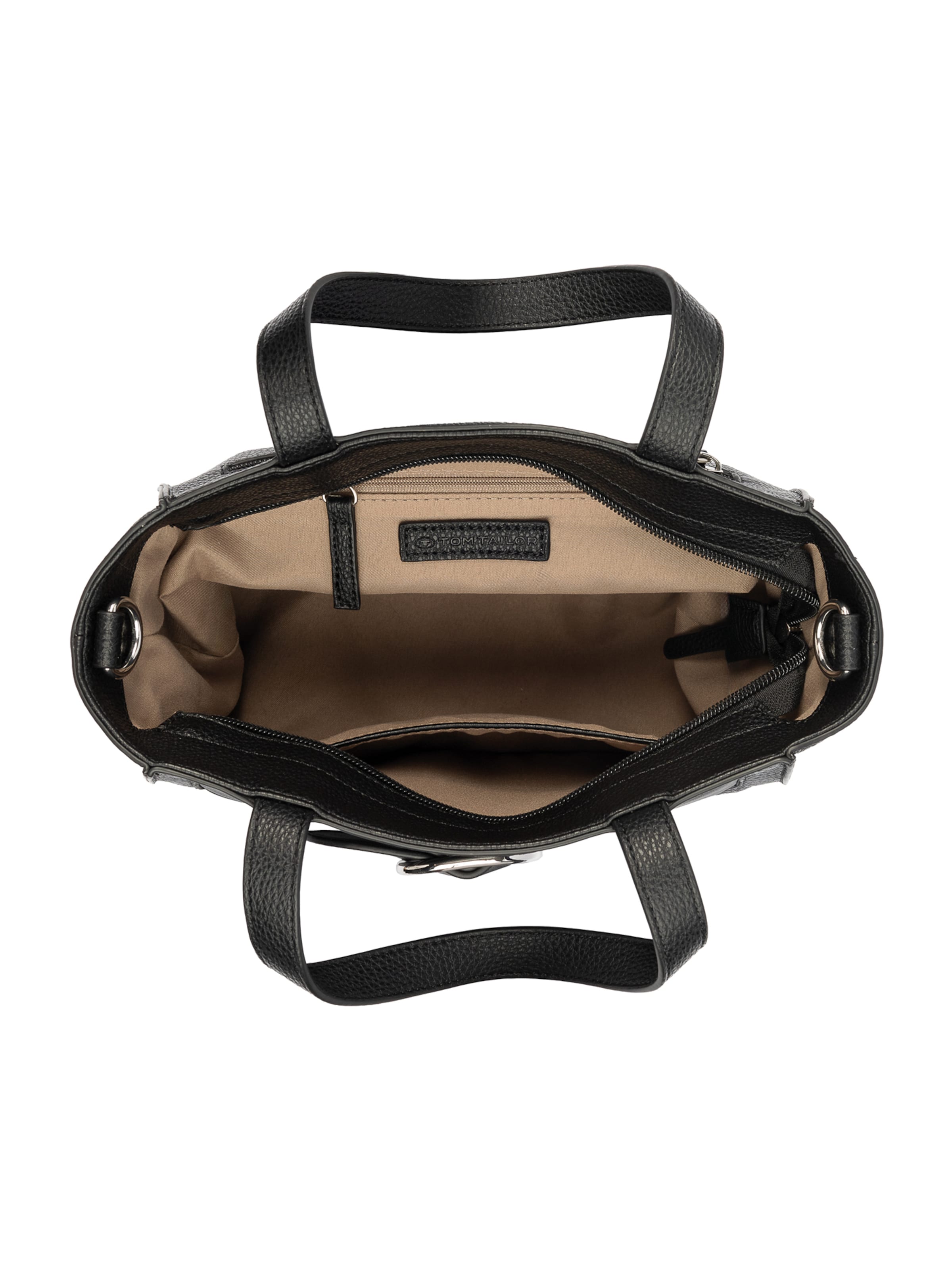 TOM TAILOR - Bolso de mano 'Eliora' en negro