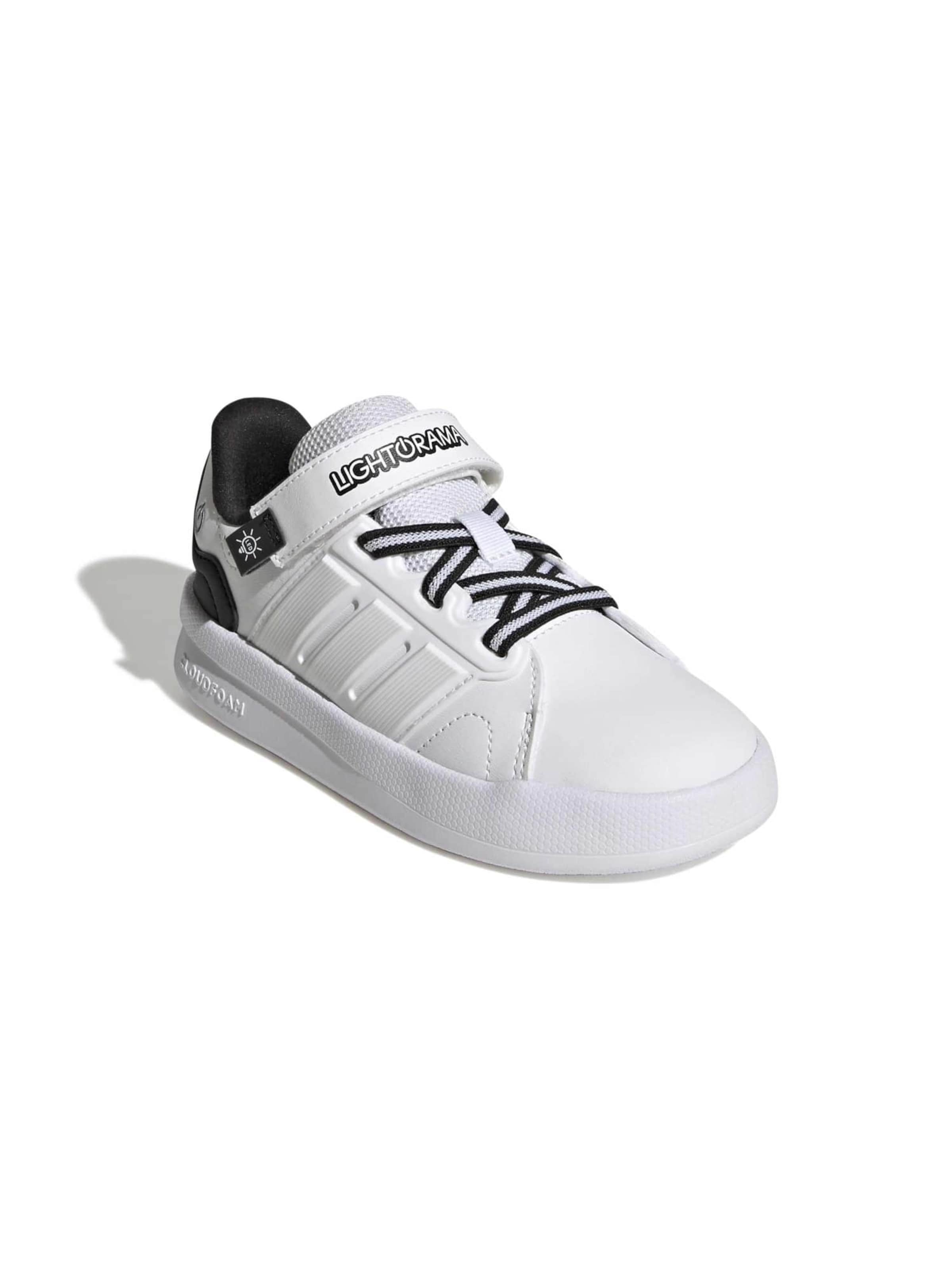 ADIDAS SPORTSWEAR Сникърси 'LIGHTORAMA COURT' в бяло: отпред