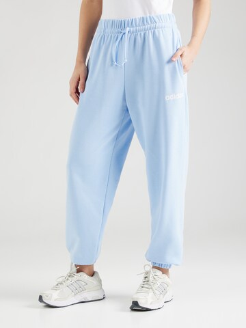 ADIDAS SPORTSWEAR Tapered Sports trousers 'ESSENTIALS' in Blue: front