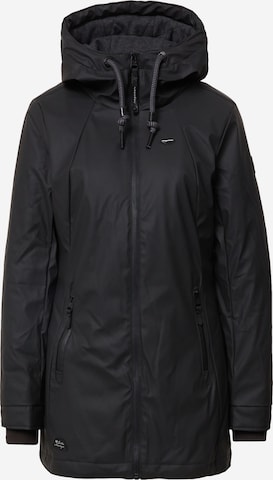 Ragwear Between-season jacket 'ZUZKA' in Black: front