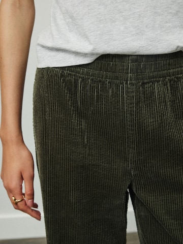 Wide Leg Pantalon Next en vert