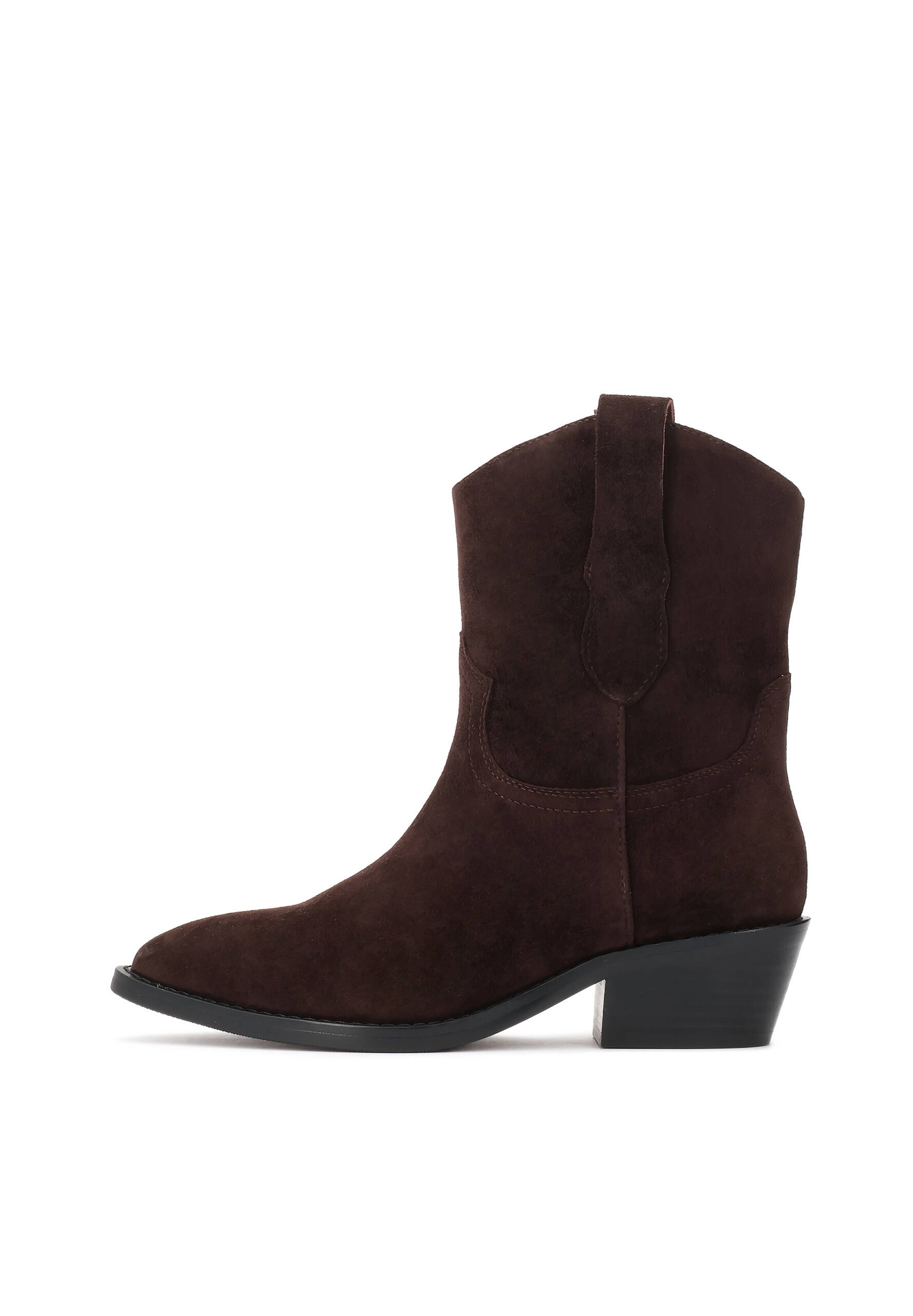 Bottes de cowboy Kazar en marron : devant