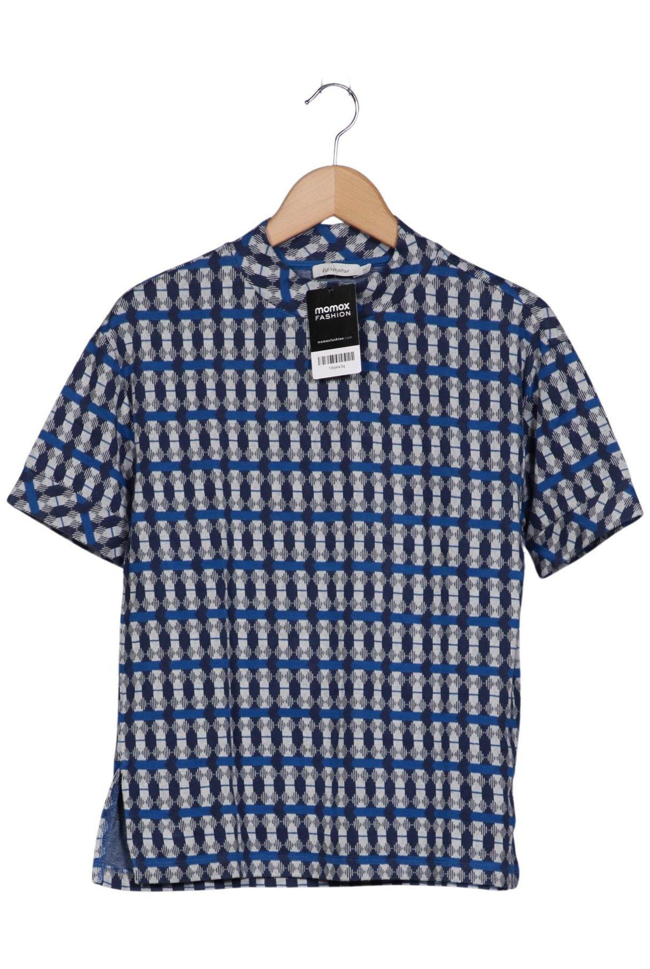 hessnatur Top & Shirt in M in Blue: front