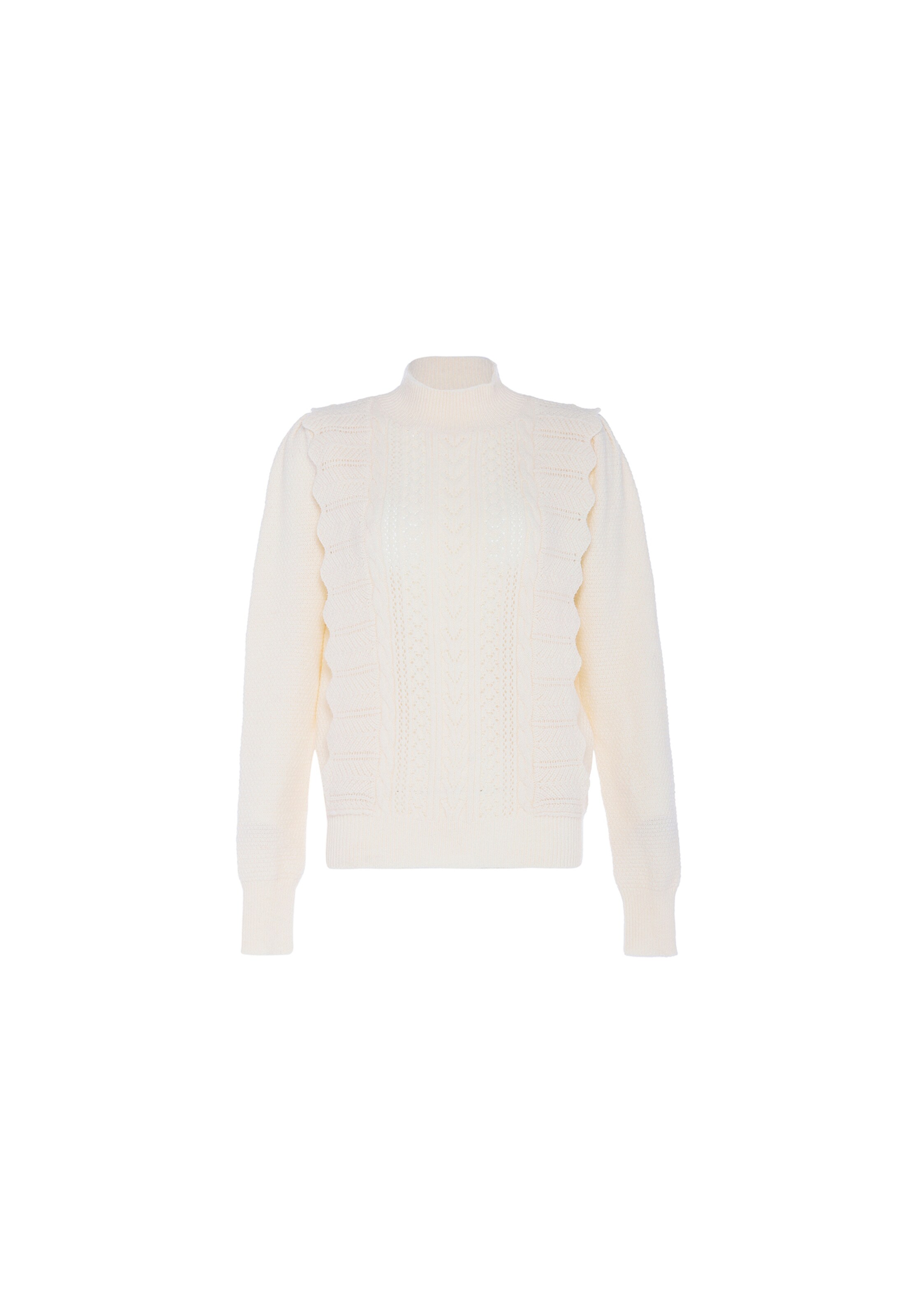 faina Pulóver - fehér: elől