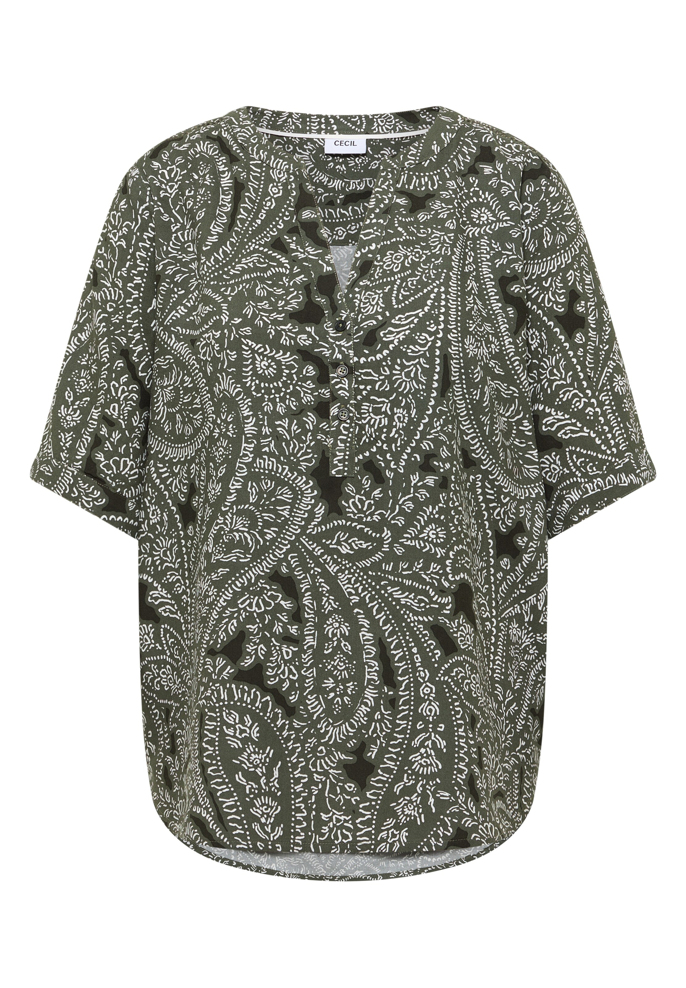 CECIL Bluse in Grün: Vorderseite
