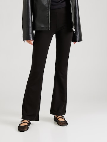 évasé Pantalon 'ONLPAIGE' ONLY en noir : devant