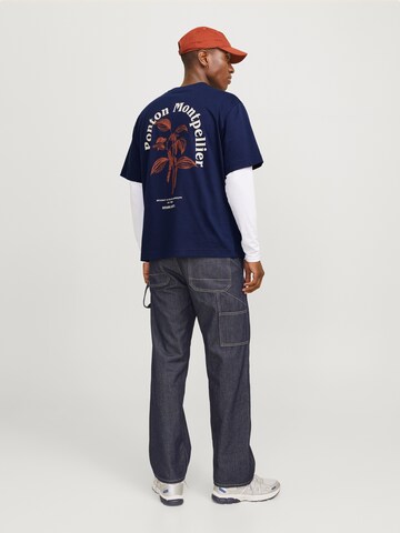 JACK & JONES Shirt 'JORParos Easter' in Blue