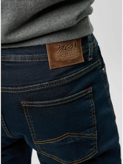 MCS Jeans 'Rain' in de kleur Donkerblauw, Productweergave