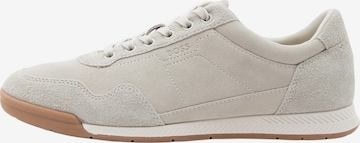 Baskets basses 'Nitan' BOSS en beige : devant