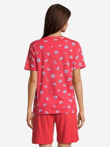 HAJO Pyjama 'Premium Cotton' in Rood