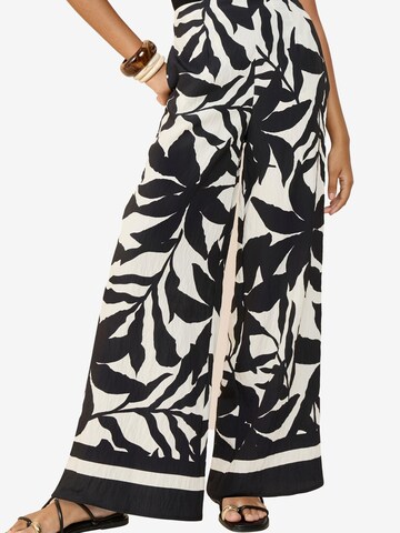 Friends Like These Wide Leg Hose in Schwarz: Vorderseite
