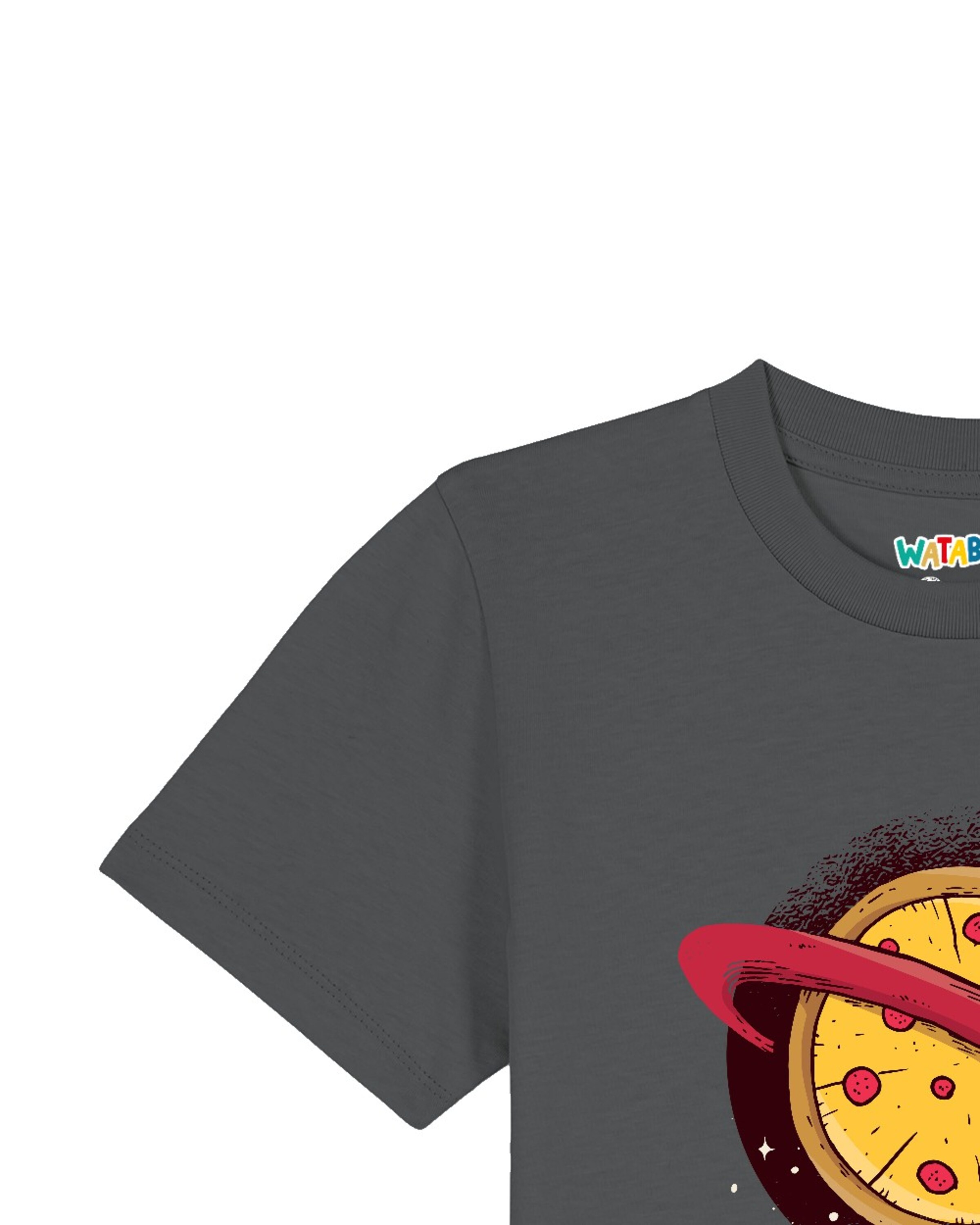 T-Shirt 'Pizza Planet' watabout.kids en gris