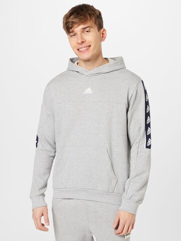 ADIDAS SPORTSWEAR Sportsweatshirt 'Brandlove' in Grau: predná strana